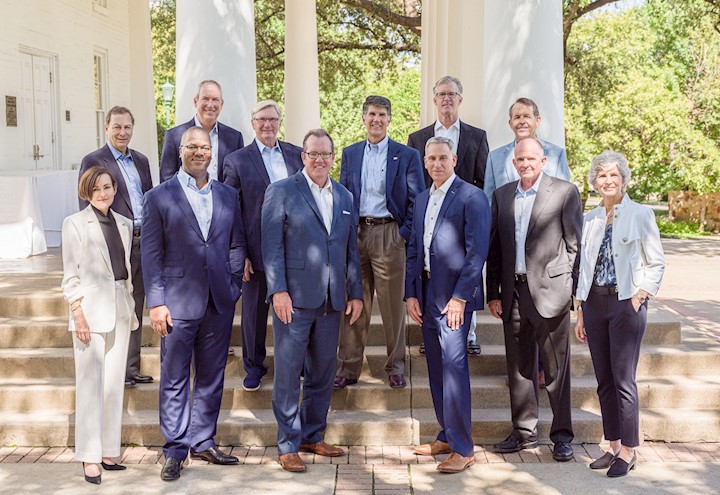 Group photo of the Texas Security Bank's Board of Directors